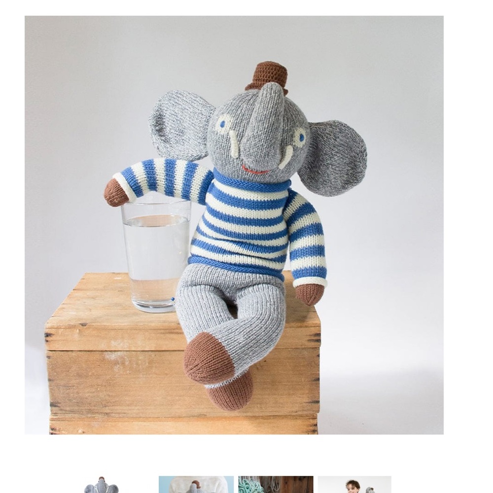 Blabla Rivier the Elephant Stuffie